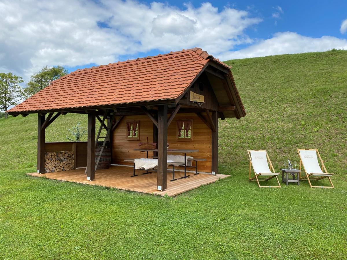 Wooden Hut At Tourist Farm Artisek Villa Store Esterno foto